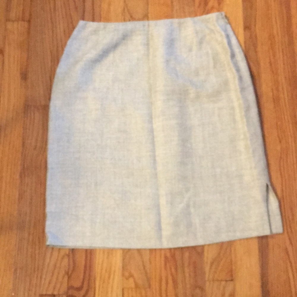 Silk and linen skirt